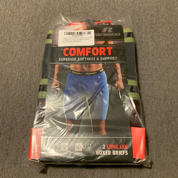Russell Athletic Other - Russell Performance Long Boxer Brief (2 Pack)